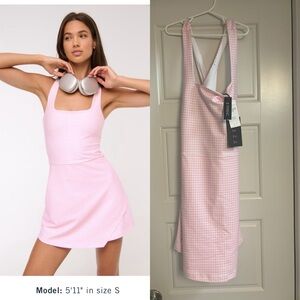 Abercrombie Pink Gingham Women's Athleisure dress